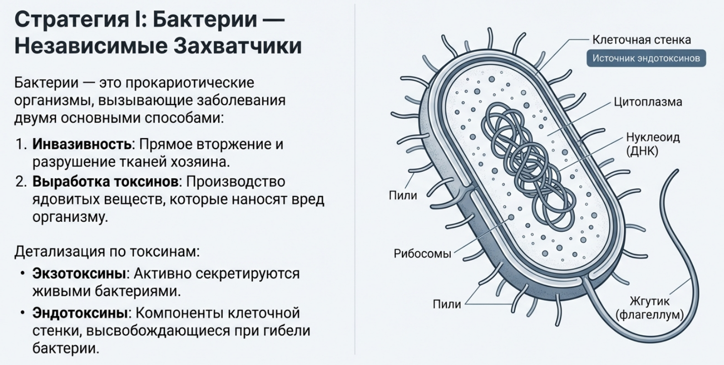 Бактерии как патогены